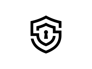 Buchstabe S Schild-Logo