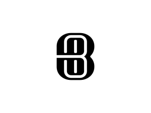 Letter B Initial Bb Identity Logo