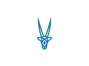 شعار المها الأزرق