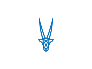 Blaues Oryx-Logo