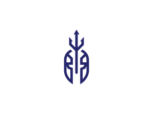 Casco Tridente Spartan Logo