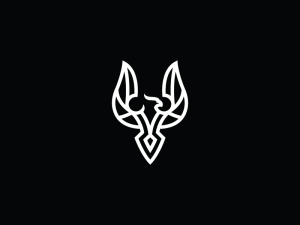 Logotipo de Phoenix blanco fresco