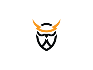 Logo de hibou de puissance