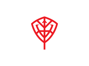 Logotipo Del Tridente Rojo Capital