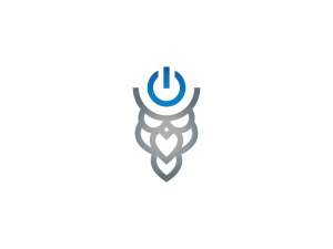 Logotipo del búho cibernético