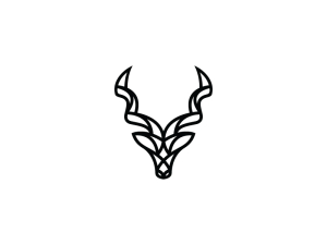 Logo Gazelle à tête noire