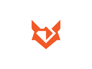 Elegant Diamond Fox Logo