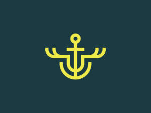Logo de cerf d'ancre