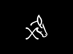 Linien, Weißes Pferd, Logo