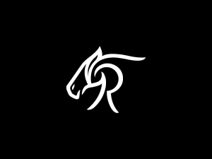 Logo de la tête du cheval blanc