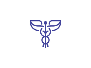 Asklepios-Logo Medizinisches Schlangen-Logo