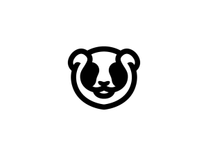 Logo Panda Noir