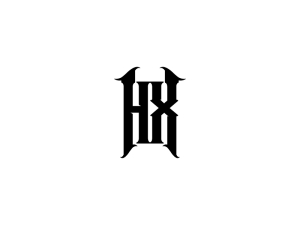 شعار حرف Hx