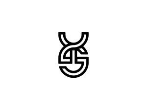 Lettre Ys Sy Logo