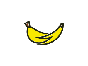 Logotipo De Plátano Flash