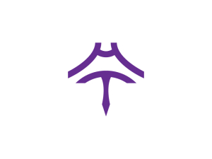 Logotipo de mantarraya y mantarraya