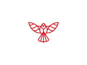 Logo des fliegenden roten Kardinals