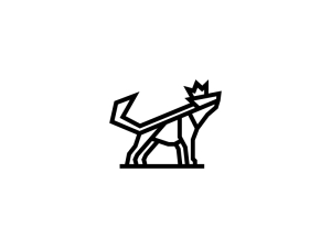 Logotipo de la reina matriarca lobo