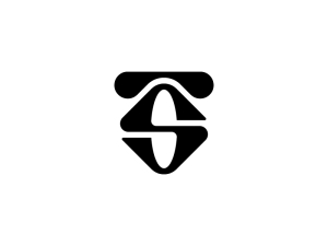 Buchstabe St-Logo