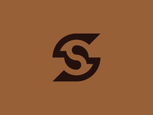 Buchstabe S Kaffee-Logo