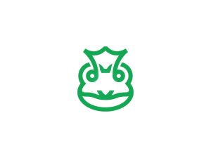 Logotipo del rey rana
