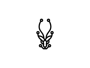Technologie Logo Gazelle Noir