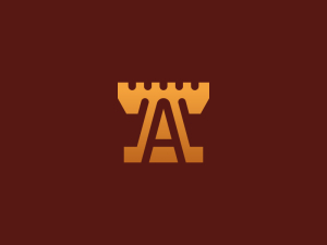Lettre A ou au logo de la forteresse