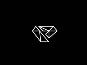 Logotipo de diamante P