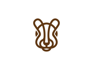 Braunes Eichhörnchen-Logo