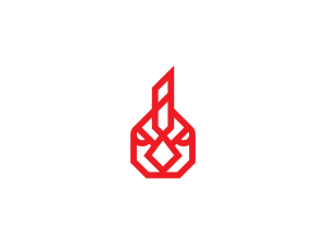 Logotipo Del Gallo Rojo