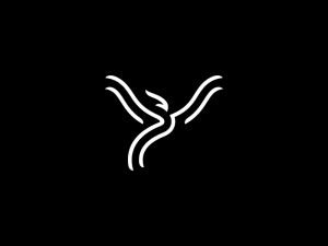 Lignes Logo Phoenix Blanc