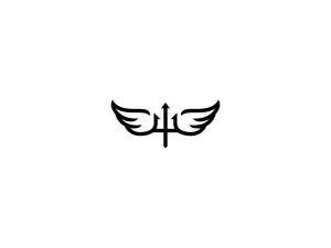 Logotipo del tridente volador