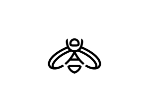 Logotipo De Abeja De Miel De Viaje