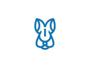 Tech Blue Rabbit Logo