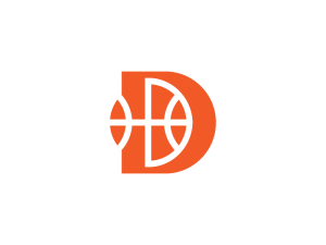 Letter D Dribble Logo