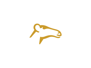 Logotipo De Camello Dorado