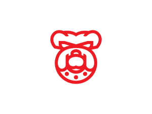 Logotipo De Bulldog Rojo
