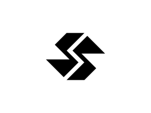 Buchstabe S Flash-Logo