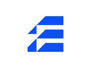 Buchstabe E-Logo