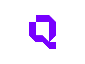 Buchstabe Q-Logo