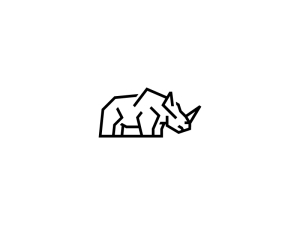 Cool Black Rhino Logo