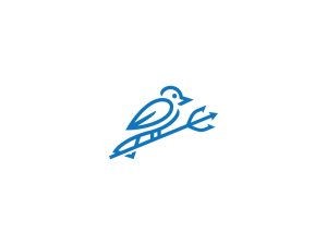 Logo mit drei Speervögeln