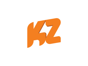 شعار حرف Kz بولت