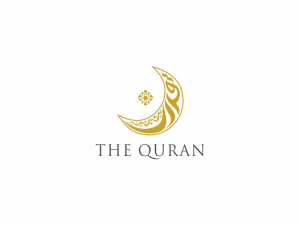 Logotipo islámico de la luna del Corán