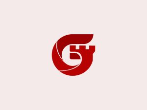 G Letter Castle Tower Logo