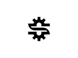 Logotipo del engranaje S