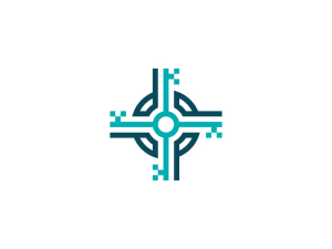 Logotipo de llave médica