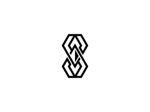 Elegante Logotipo De Diamante Letra S