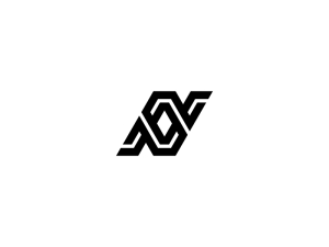 Buchstabe N oder Nn Monogramm-Logo