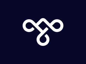 Letter T Infinity Logo
